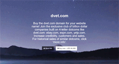 Desktop Screenshot of dvet.com
